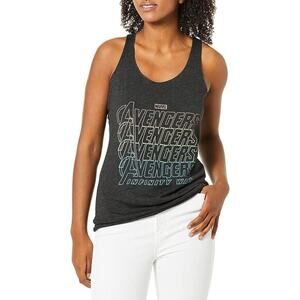 Marvel Women Avengers Infinity Wars Gray Tank Tops size XS